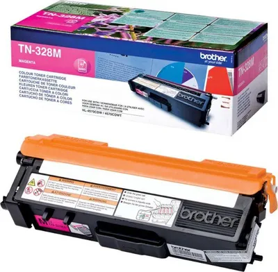 Toner i purpurt Brother TN-328M - 1