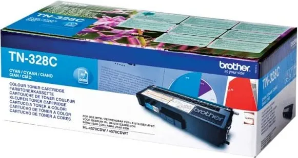 Toner Brother TN-328C, i kaltër - 3