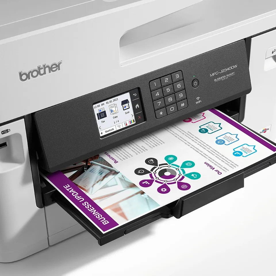 Printer multifunksional Brother MFC-J2340DW, Inkjet, i zi - 5