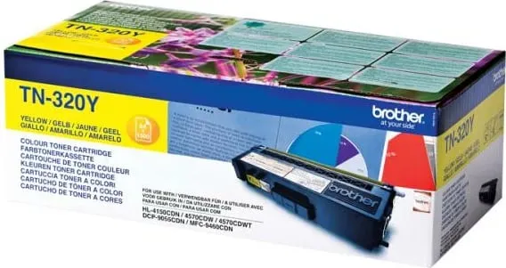 Toner Brother TN-320Y, i verdhë - 3