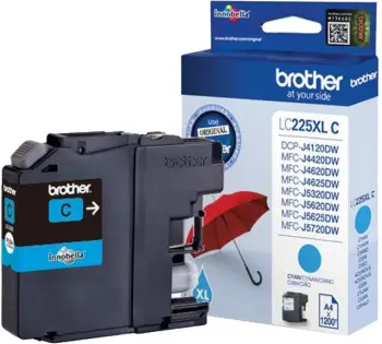 Ngjyrë për printer Brother LC-225XLC, e kaltër