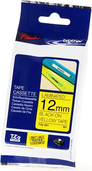 Shirit printues PRN Brother - TZE-631, 12 mm