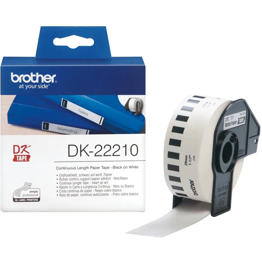 Toner Brother DK-22210 Original Continuous Paper Label Roll - 1