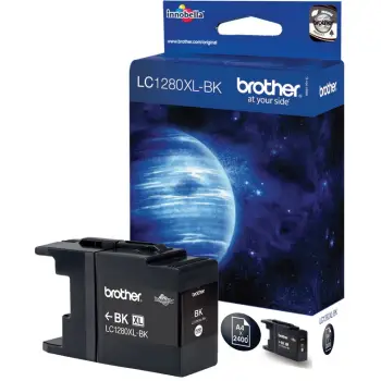 INK Brother LC-1280XLBK deri në kapacitet të lartë sipas ISO/IEC 24711 – Zezë