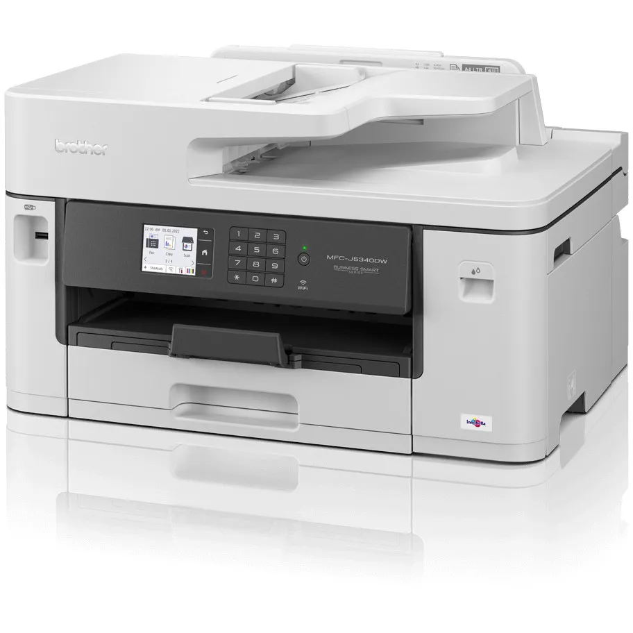 Printer Multifunksional Brother T MFC-J5340DWE EcoPro Tinte-Multifunksionsdrucker 4in1 A3 LAN WLAN Duplex ADF - 1
