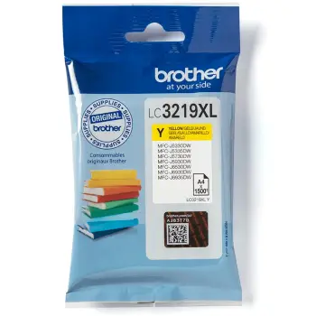 Toner Brother LC3219XLY, 1500 faqe, Ngjyrë Verdhë
