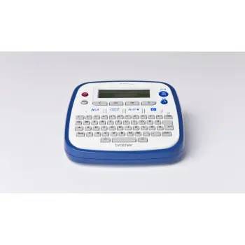Printer etiketa Brother P-touch D200WNVP, QWERTY, 180x180 DPI, TZe, bardhë/kaltër