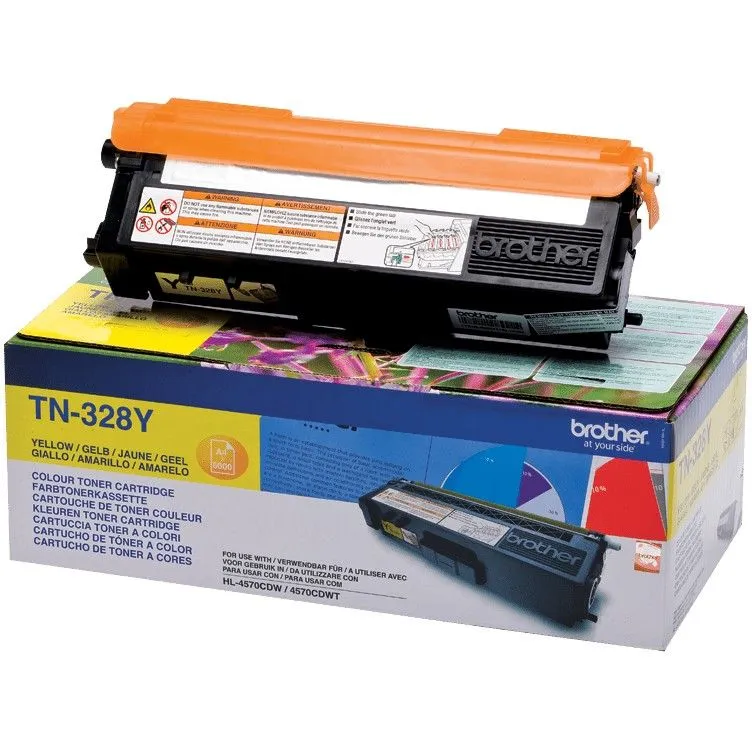 Toner Brother TN-328Y – Verdhë - 1