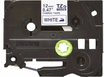 Kasetë tekstili Brother TZe-FA3, 12mm, 3m, kaltër në të bardhë