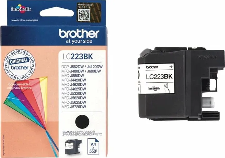 Toner Brother LC223BK, i zi, 1 copë - 1