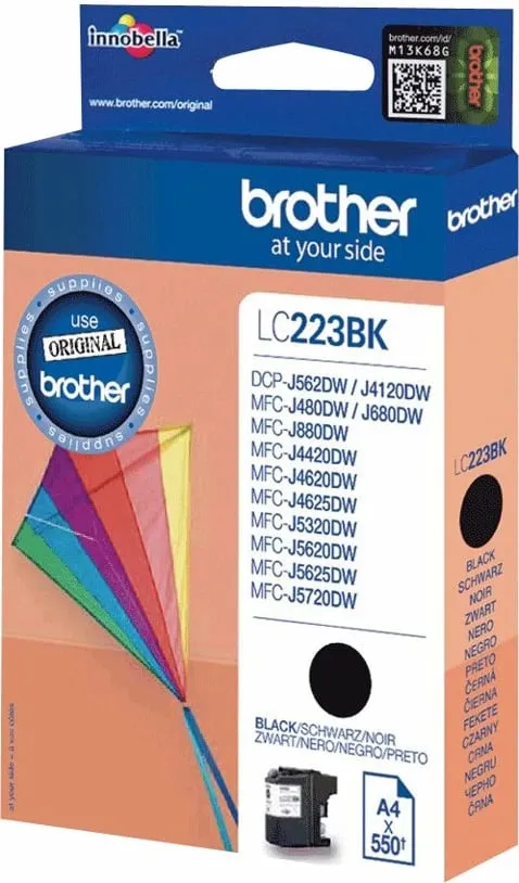 Toner Brother LC223BK, i zi, 1 copë - 2