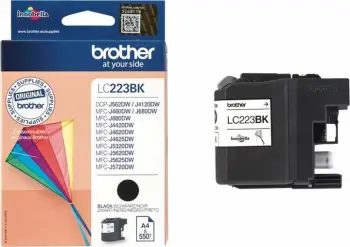 Toner Brother LC223BK, i zi, 1 copë