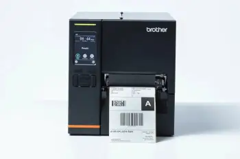 Printer etiketash Brother TJ-4021TN, industrial, volum i lartë, gri