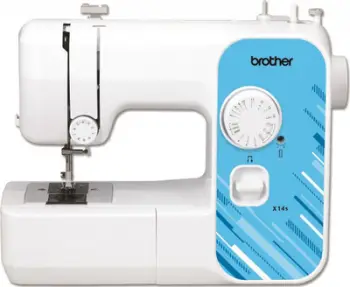 Makina qepëse Brother X14s, mekanike, ngjyrë kaltër dhe bardhë