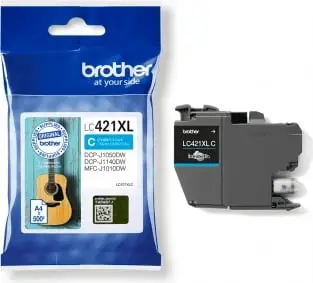 Fishek boje, Brother LC-421XLC, XL 500 faqe, cyan