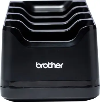 Stacion karikimi Brother PA4CR002EU, për 4 pajisje 3", i zi