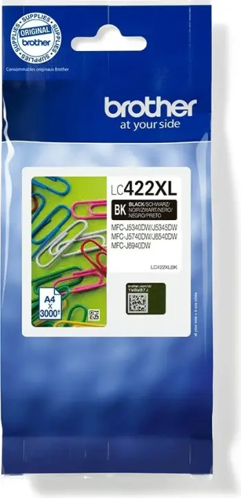 Toner Brother LC422XLBK, 3000 faqe, Ngjyrë e zezë