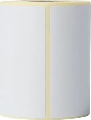 Etiketa vetëngjitëse Brother BDE-1J044076-066, 76 x 44 mm, direct thermal, të bardha