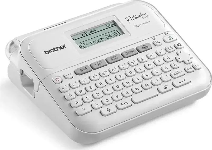 Printer etiketa Brother PT-D410, USB, Bluetooth, gri - 1