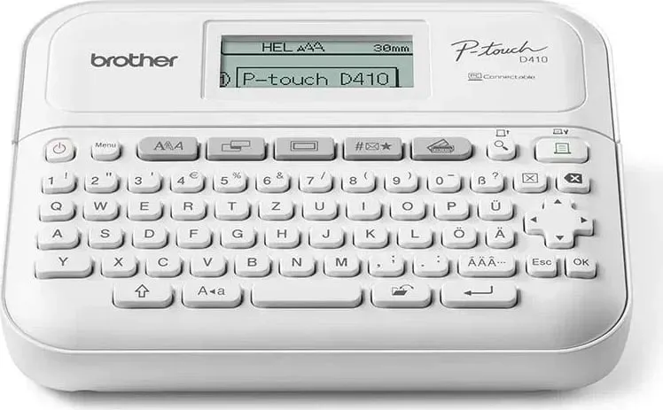 Printer etiketa Brother PT-D410, USB, Bluetooth, gri - 2