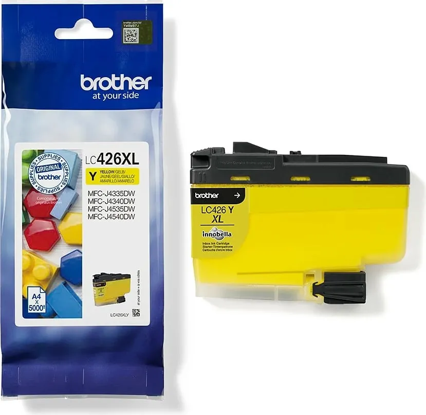 Toner Brother LC426XLY, verdhë, 5000 faqe, origjinal - 3