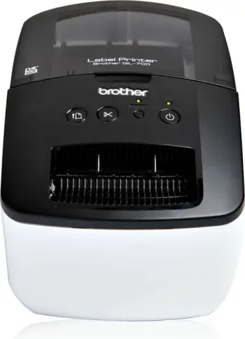 Printer etiketa Brother QL-700, direct thermal, 300x300 DPI, 150mm/sec, zi/bardhë