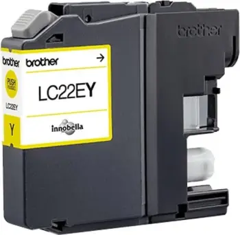 Toner Brother LC22EY, verdhë, 1200 faqe
