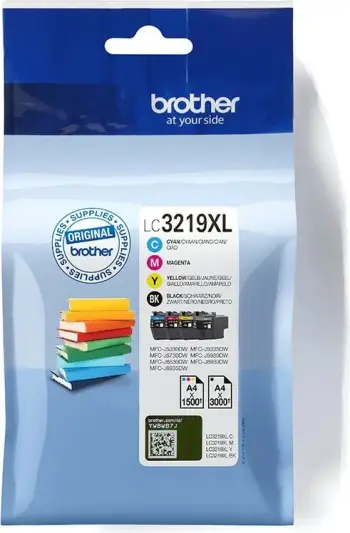 Toner Brother LC-3219XLVAL multipack origjinal (BK/C/M/Y)
