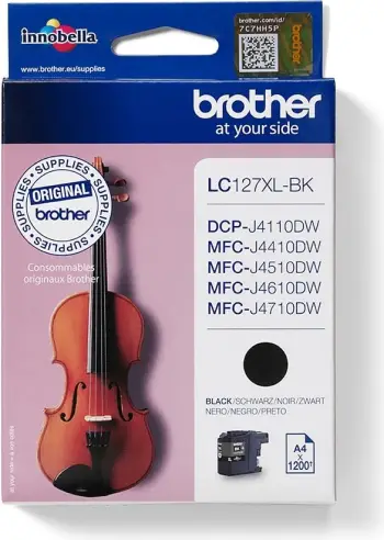 Ngjyrë Brother LC-127XLBK, e zezë