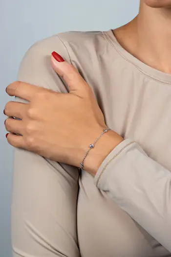 Byzylyk për femra Brilio Silver, i argjendtë