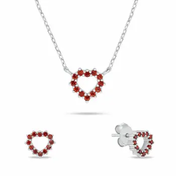 Set bizhuteri për femra Brilio Silver SET266WR, i argjendtë