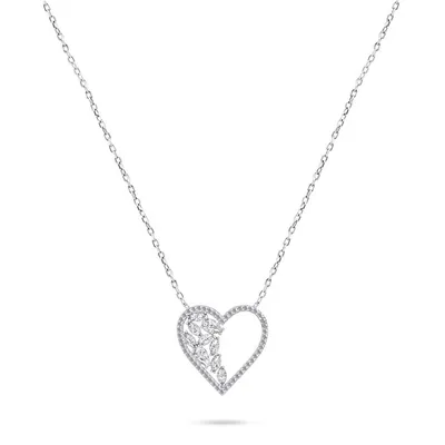 Qafore Brilio Silver Heart NCL34W - 1