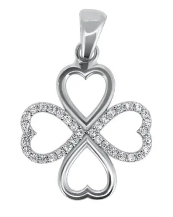 Varëse Brilio Silver Four-Leaf PENT092
