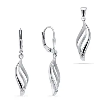 Set vathë + varëse Brilio Silver SET202W