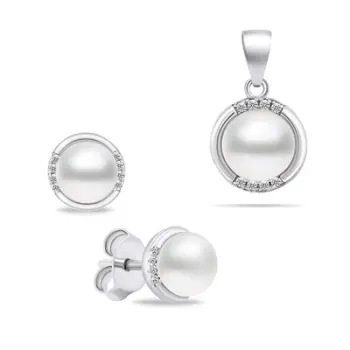 Set aksesorё Brilio Silver SET229W, vathё + varёse