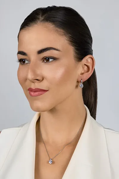 Set asksesorë për femra Brilio Silver sBS3757 Vathë + Qafore, artë - 5