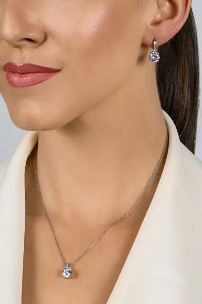 Set asksesorë për femra Brilio Silver sBS3757 Vathë + Qafore, artë - 6