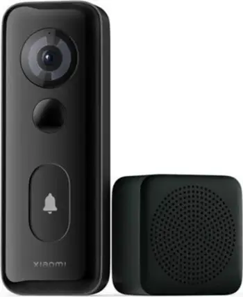 Zile me kamerë Xiaomi Smart Doorbell 3S, e zezë
