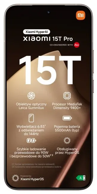Celular Xiaomi 15T Pro, 6.83", 12/1024GB, Mocha Gold - 3