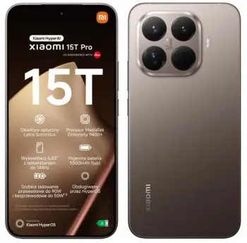 Celular Xiaomi 15T Pro, 6.83", 12/512GB, Mocha Gold