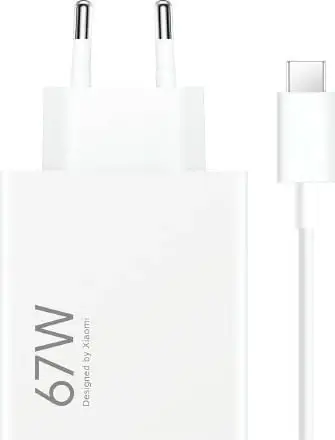 Karikues Xiaomi, 67W, i bardhë + kabllo USB-C, e bardhë
