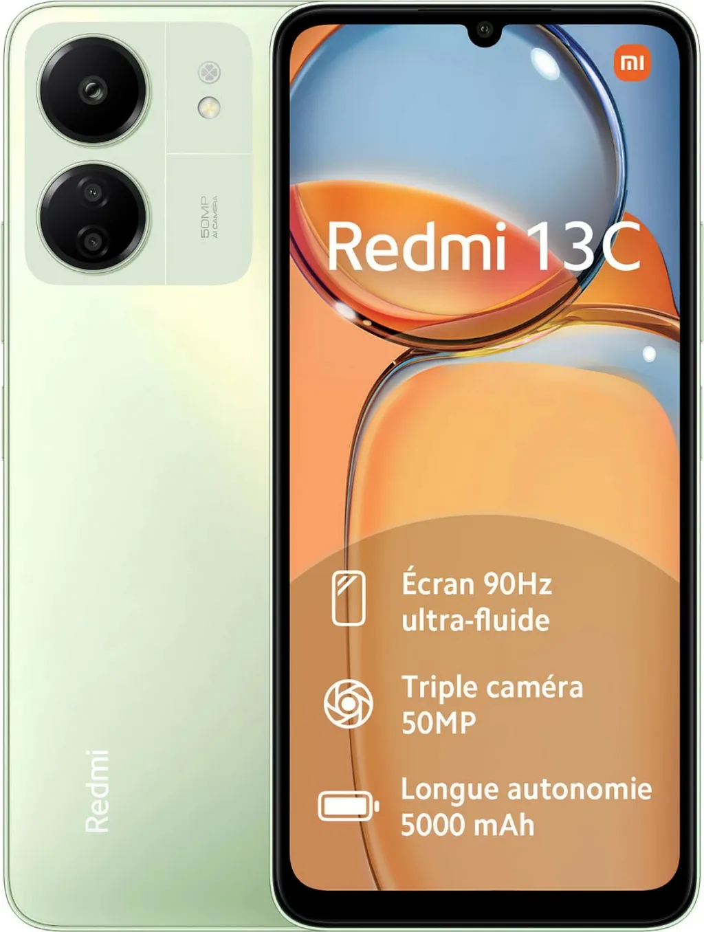 Celular Xiaomi Redmi 13C, 6GB/128GB, i gjelbër - 2