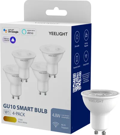 Poç Xiaomi Yeelight GU10 Smart W1 (Dimmable) 4 copë - 5