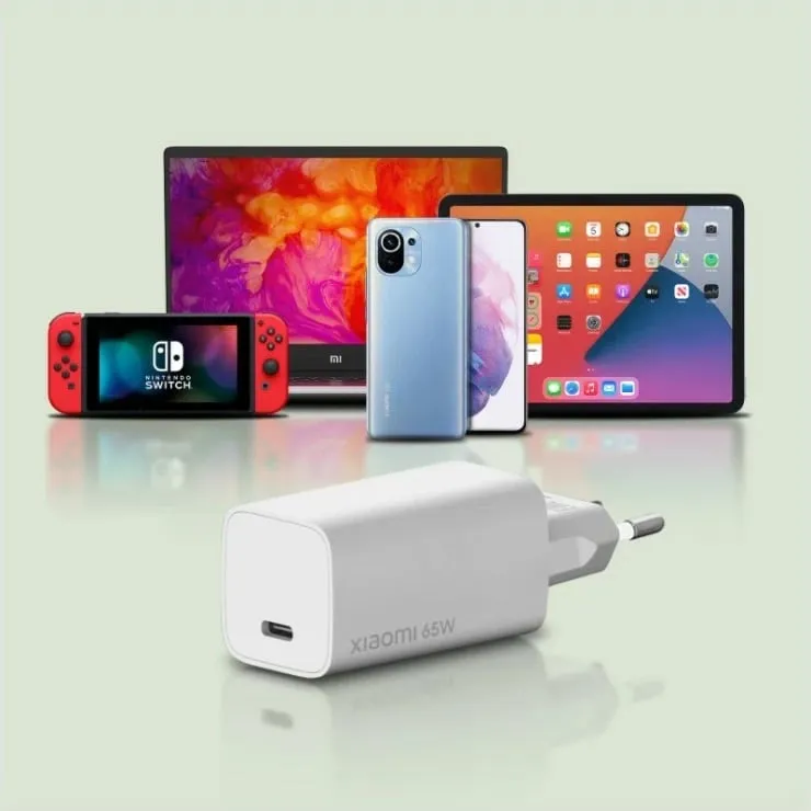 Karikues Xiaomi Mi Charge Type-C Fast Charge 65W, i bardhë - 6