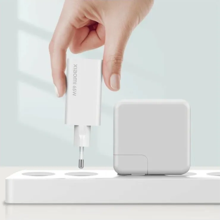 Karikues Xiaomi Mi Charge Type-C Fast Charge 65W, i bardhë - 7