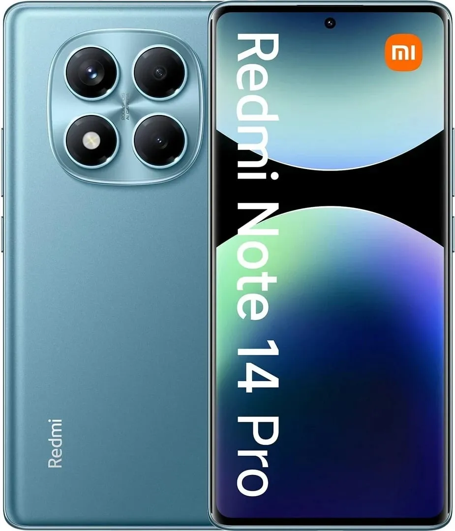 Celular Xiaomi Redmi Note 14 Pro, 6.67", 8+256GB, i kaltër - 2