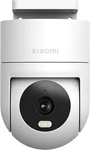 Kamerë sigurie outdoor Xiaomi CW300 4MP 2.5K, PTZ, IP66, Wi‑Fi + Ethernet, audio dy-kahëshe, e bardhë