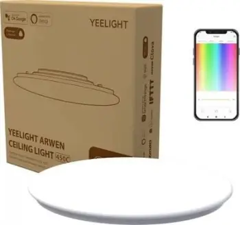 Llambë tavani smart Yeelight Arwen Ceiling Light 450C, Ø495mm, 50W, 4000lm, Bardhë