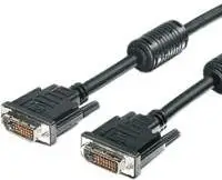 Kabllo Equip DVI-D - DVI-D, 5m, e zezë