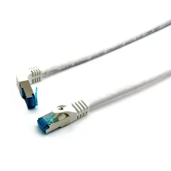 Kabllo për Rrjet Equip Patch Cat6A S/FTP RJ45 në RJ45 / 5.00m / këndor / LSZH / Polybag – Bardhë